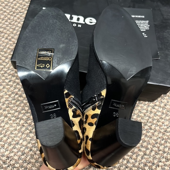 NEW Dune size 38 Leopard heel shoes - Picture 2 of 4